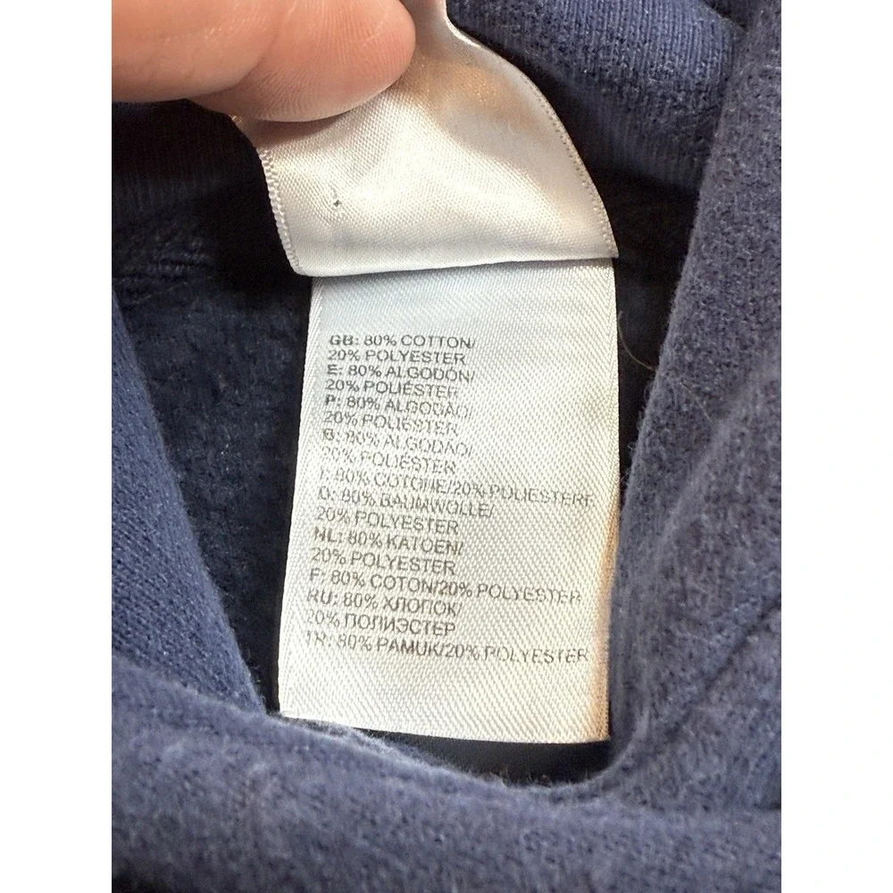 THE NORTH FACE Men M Half‎ Dome Pullover Hoodie Blue/Gray Gorpcore Outdoors